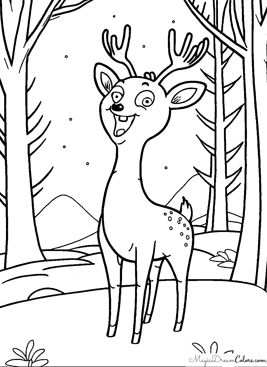 Reh Malbild | | MagicDreamColors